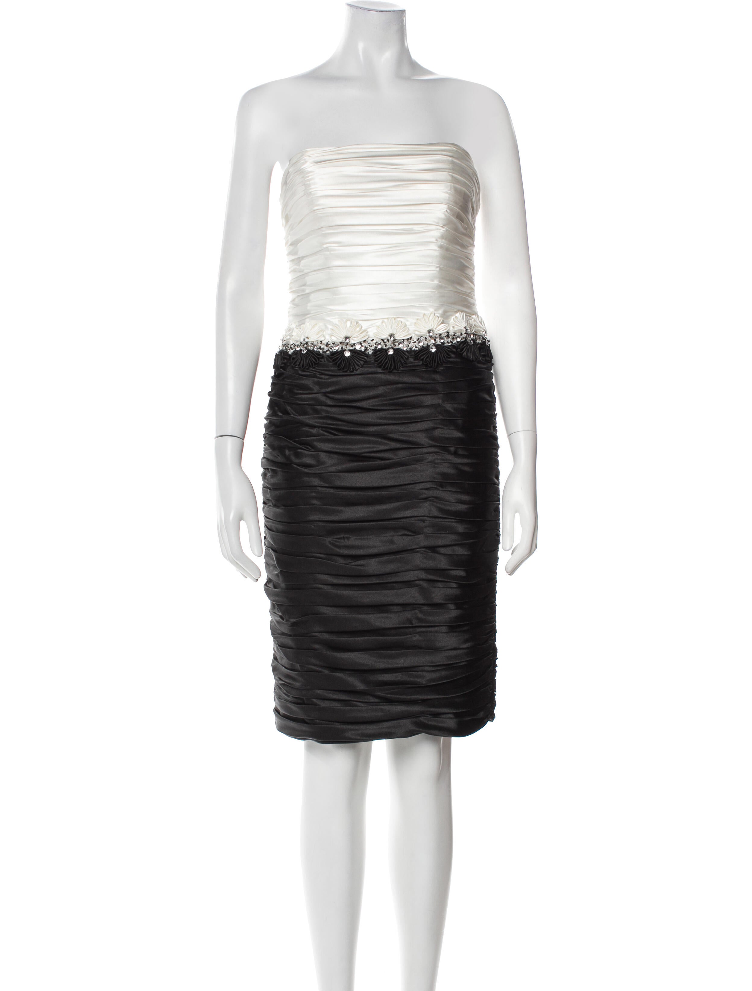 Terani Couture Strapless Mini Dress