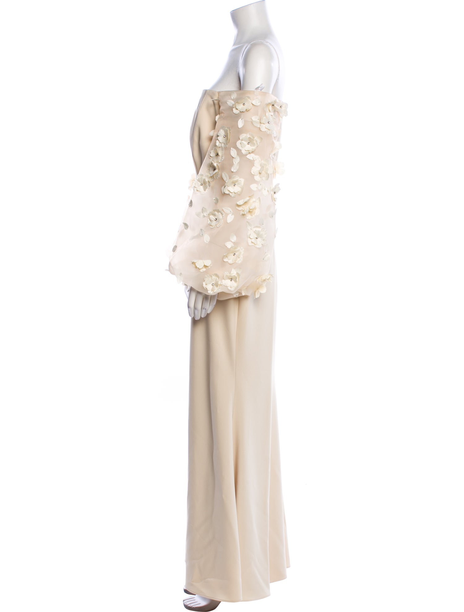 Terani Couture Off-The-Shoulder Long Dress