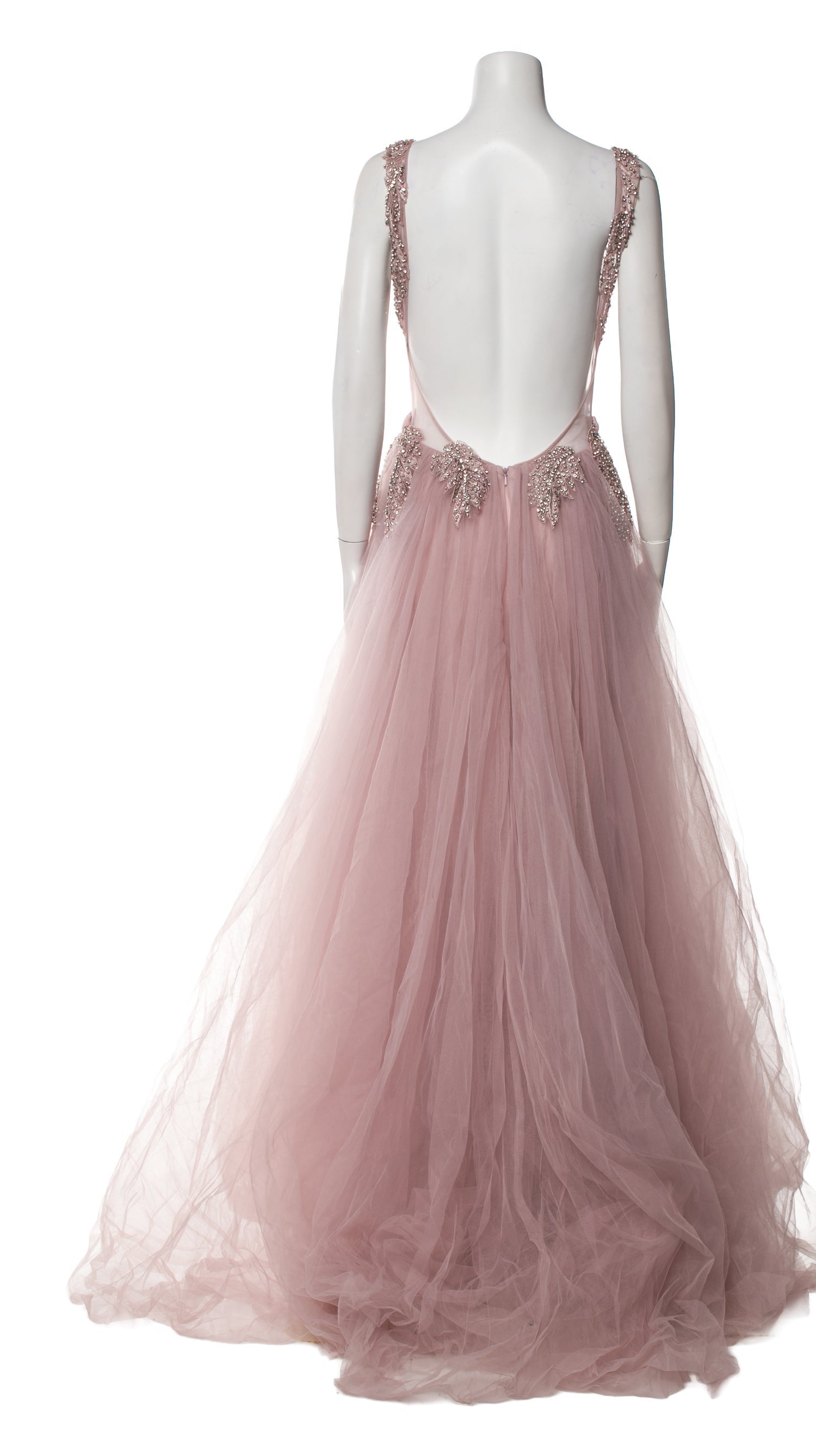 Terani Couture V-Neck Long Dress