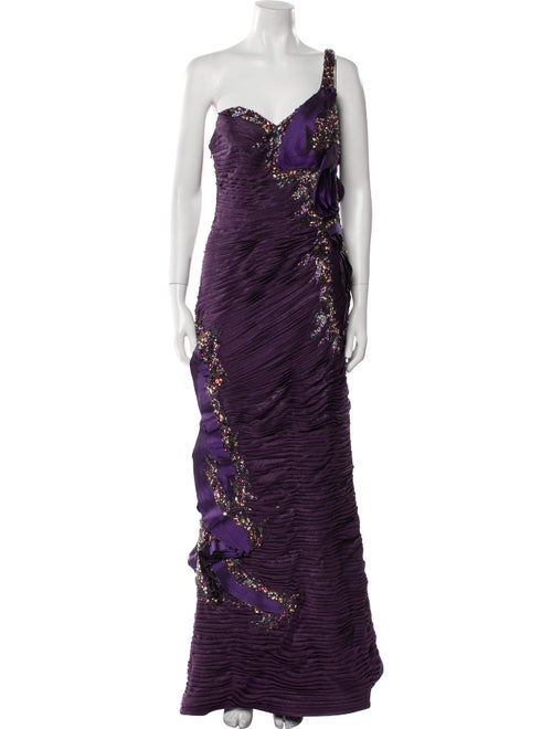 Terani Couture One-Shoulder Long Dress