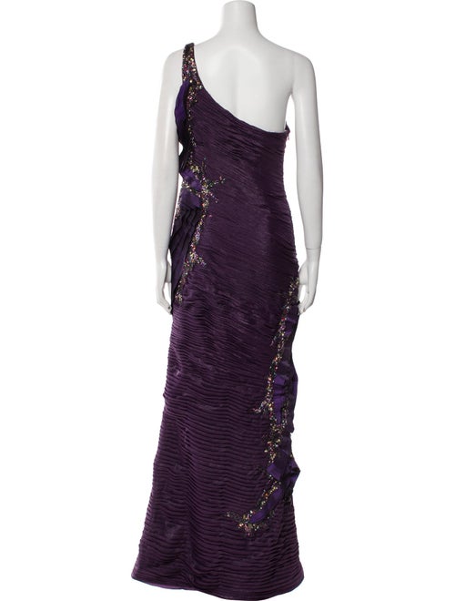 Terani Couture One-Shoulder Long Dress