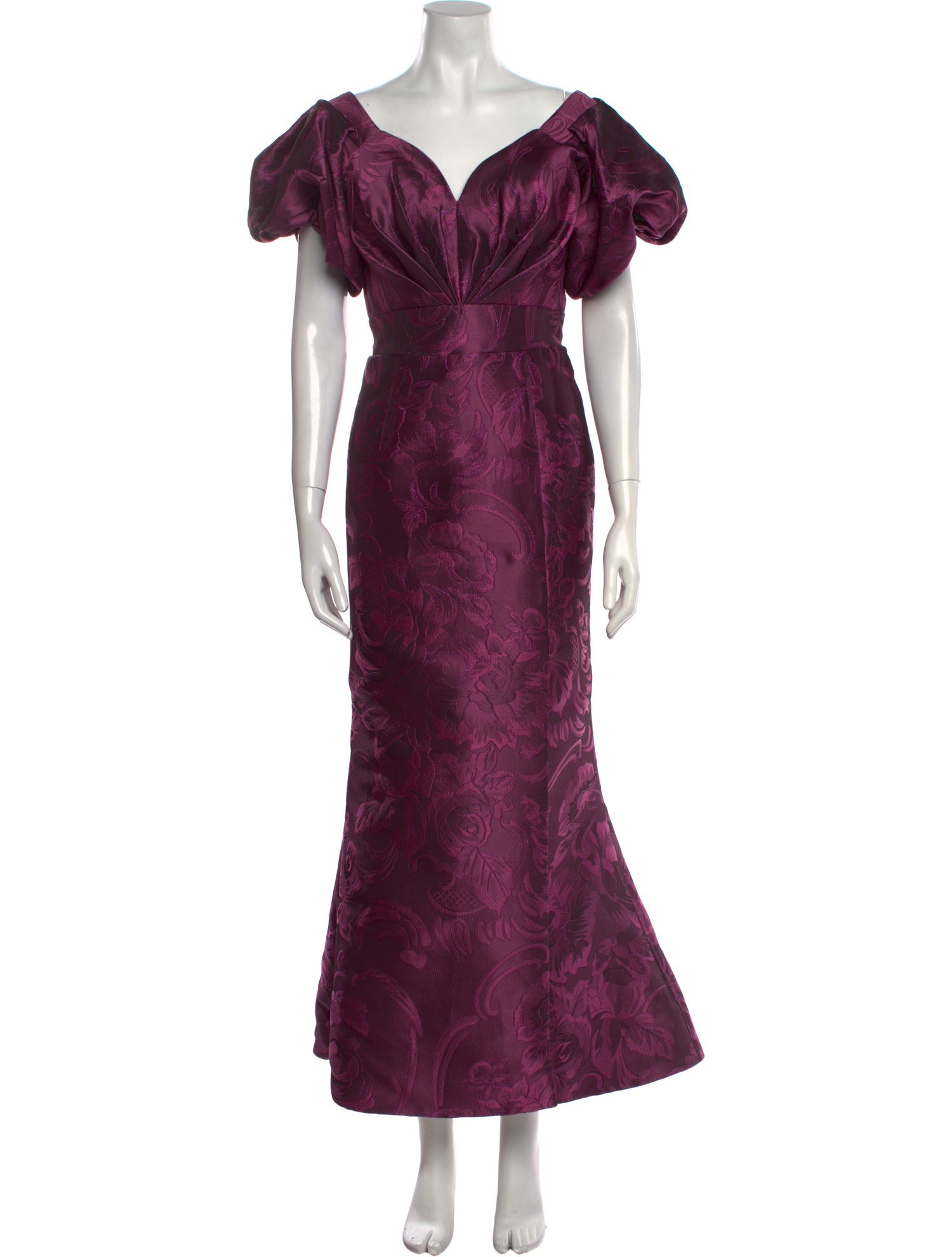 Terani Couture V-Neck Long Dress