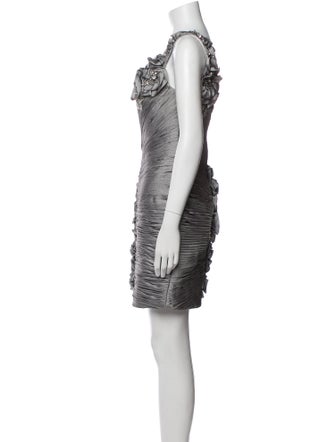 Terani Couture One-Shoulder Mini Dress