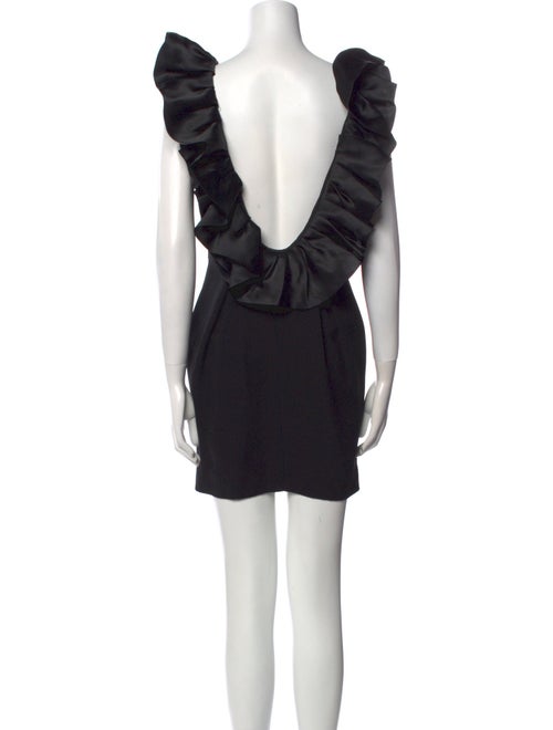 Terani Couture Cowl Neck Mini Dress