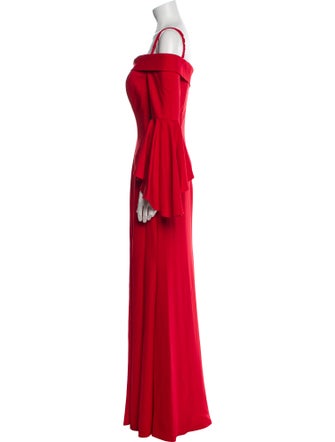Terani Couture Silk Long Dress