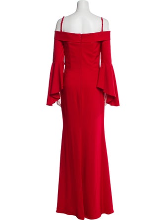 Terani Couture Silk Long Dress