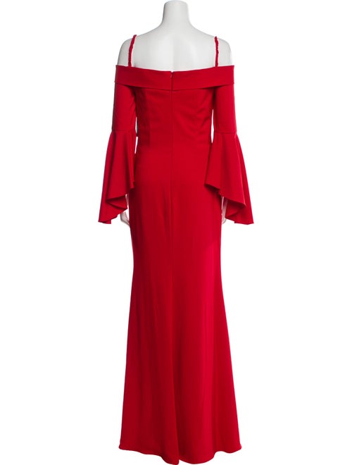 Terani Couture Silk Long Dress