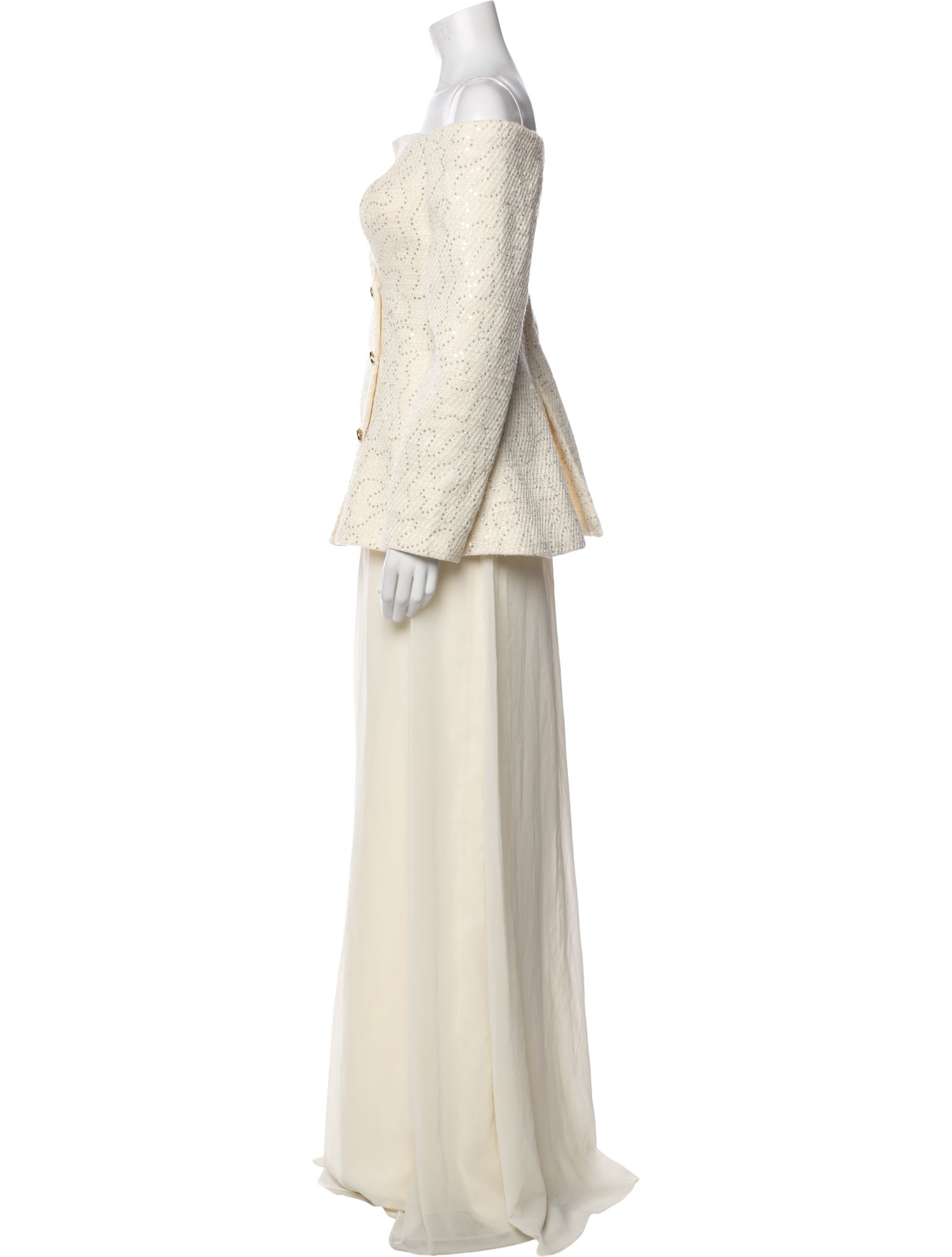 Terani Couture Printed Strapless Jumpsuit