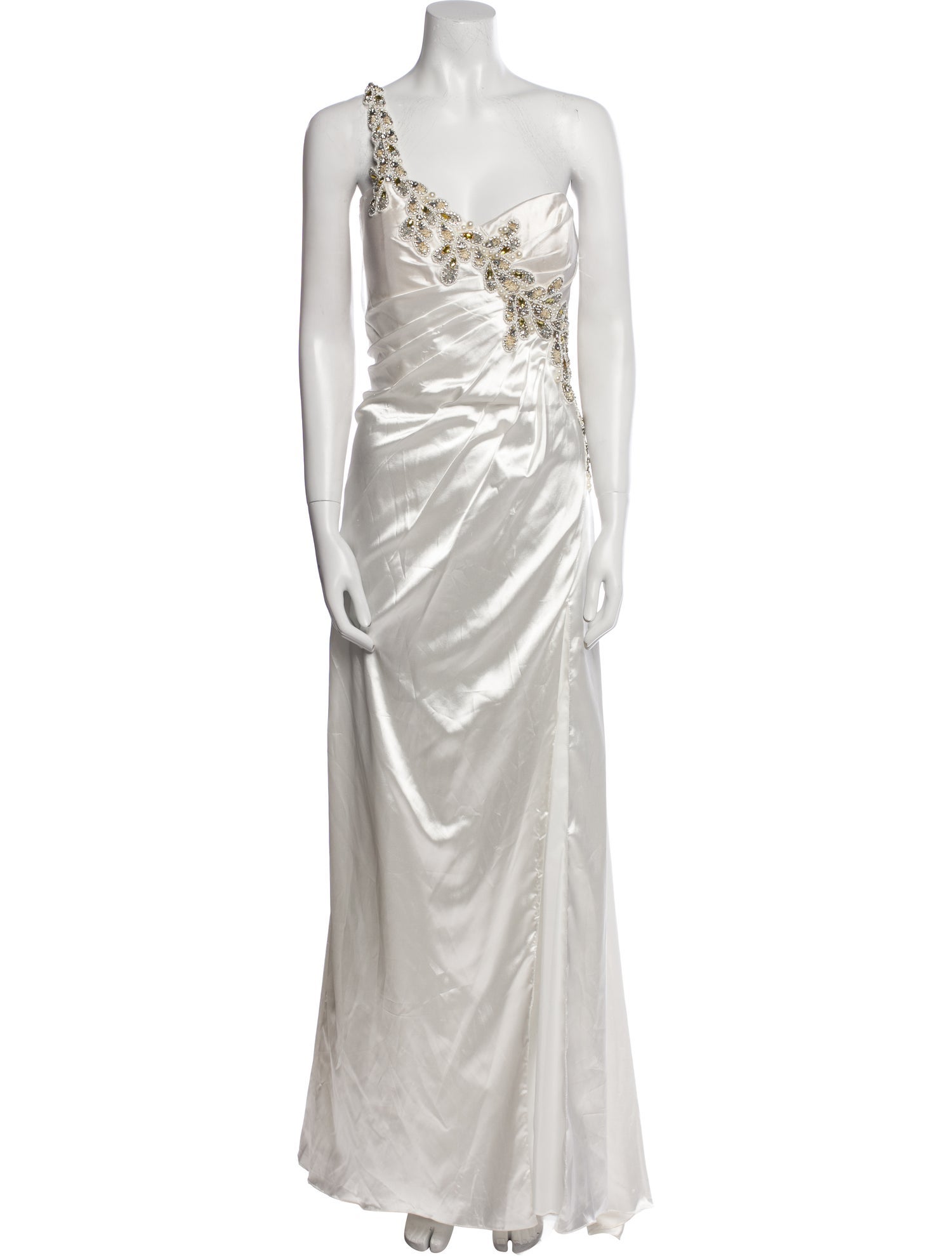 Terani Couture One-Shoulder Long Dress