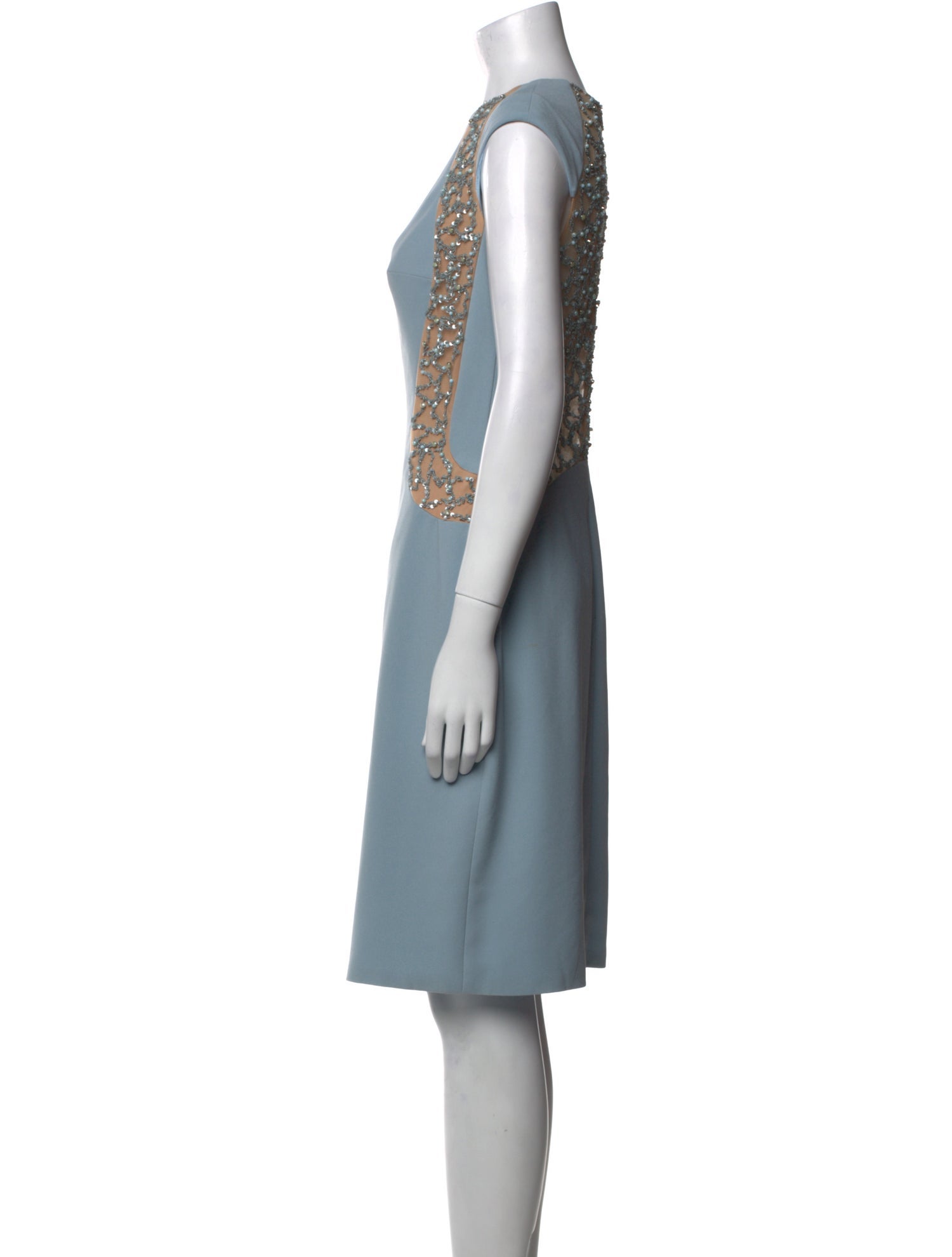 Terani Couture Crew Neck Knee-Length Dress