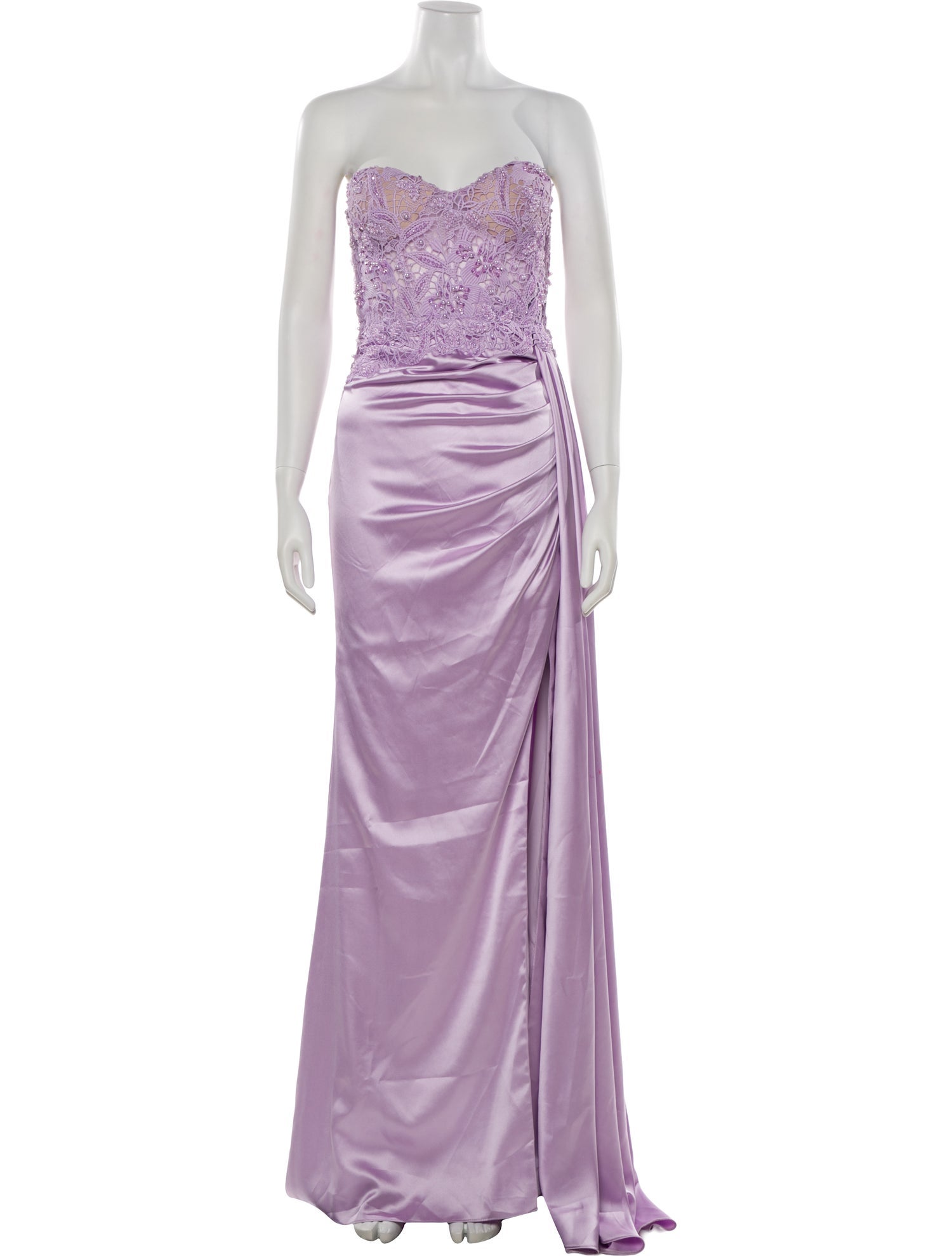 Terani Couture Strapless Long Dress