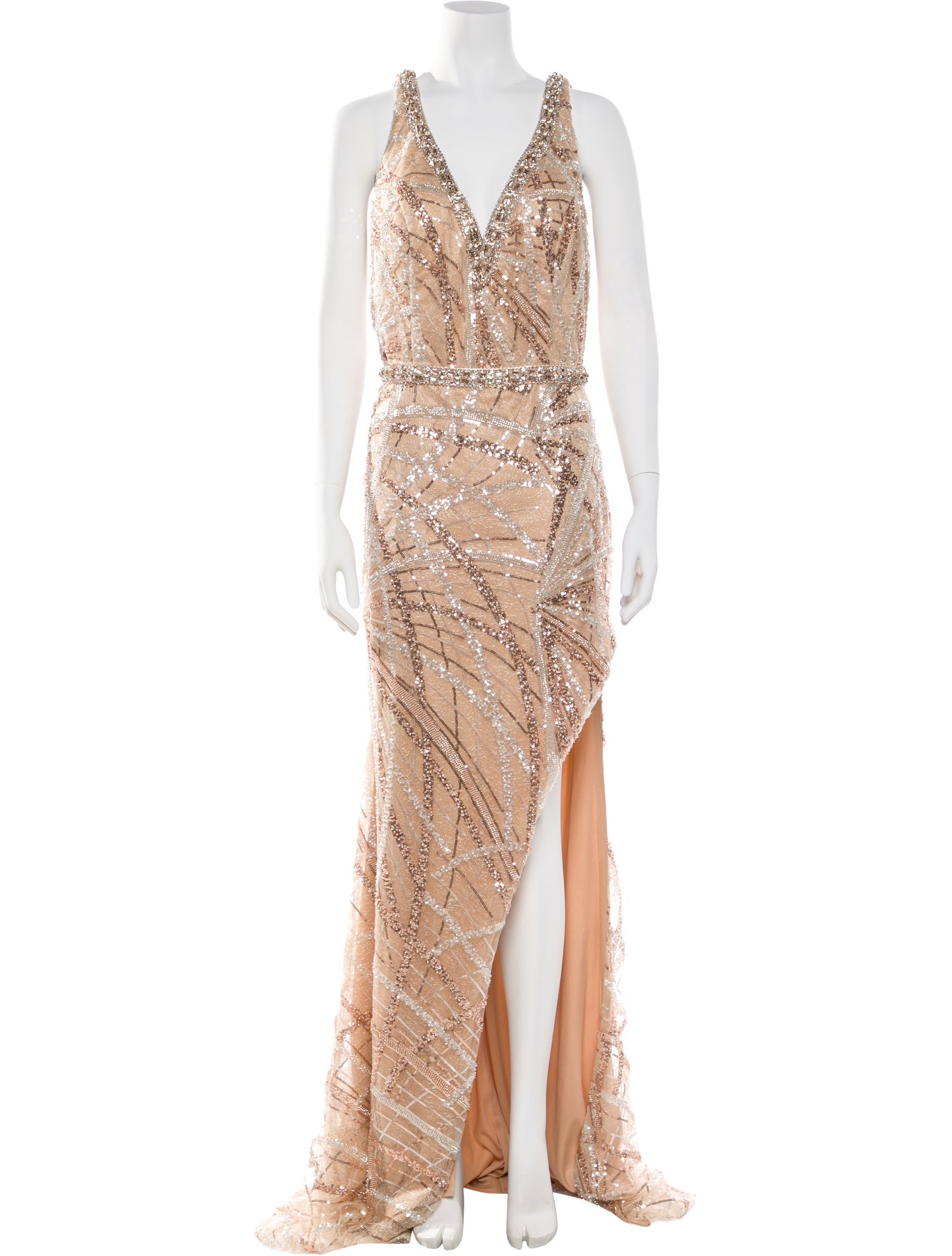 Terani Couture Lace Long Dress