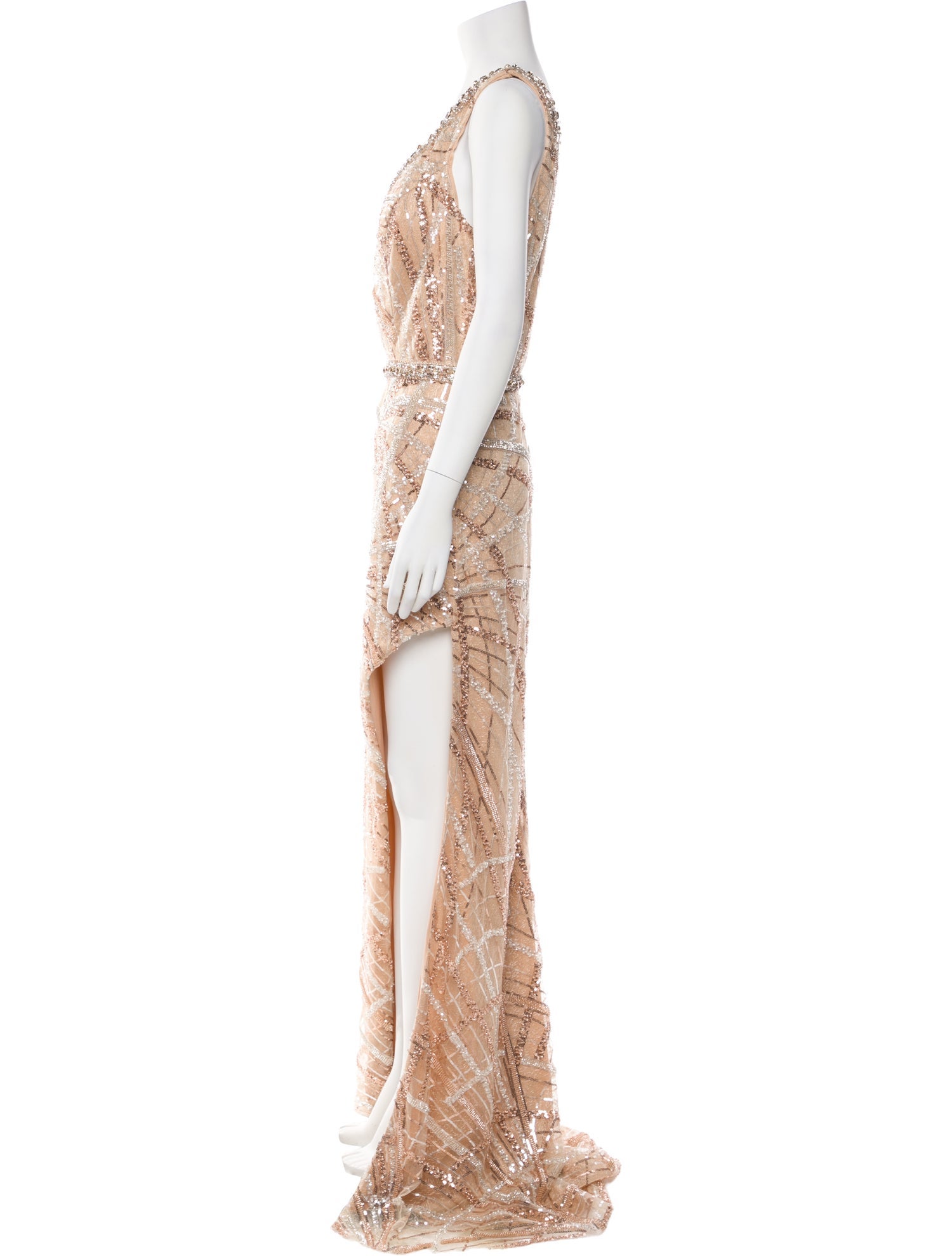 Terani Couture Lace Long Dress