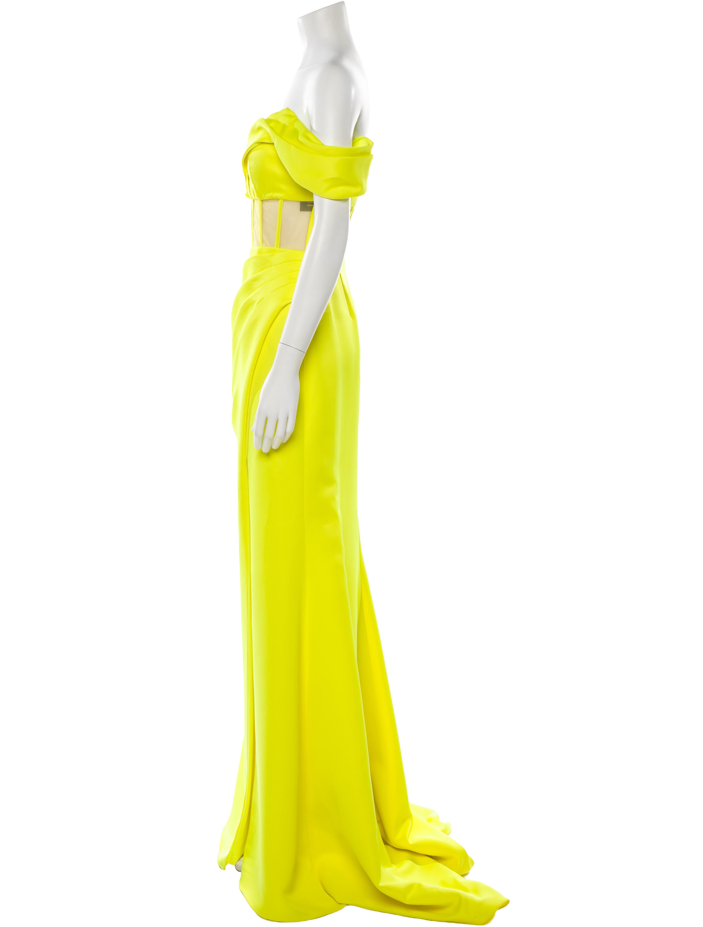 Terani Couture One-Shoulder Long Dress