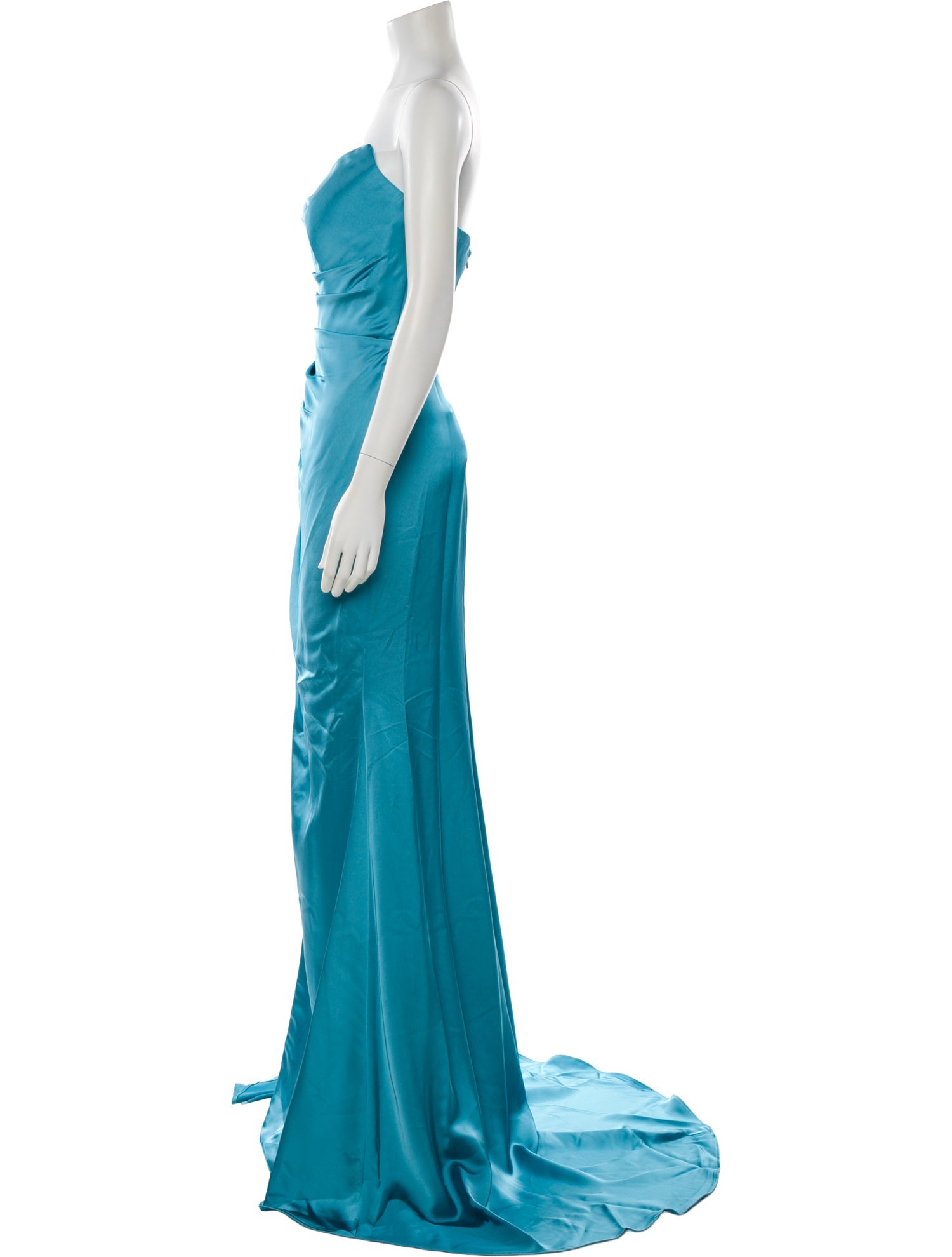 Terani Couture Satin Long Dress