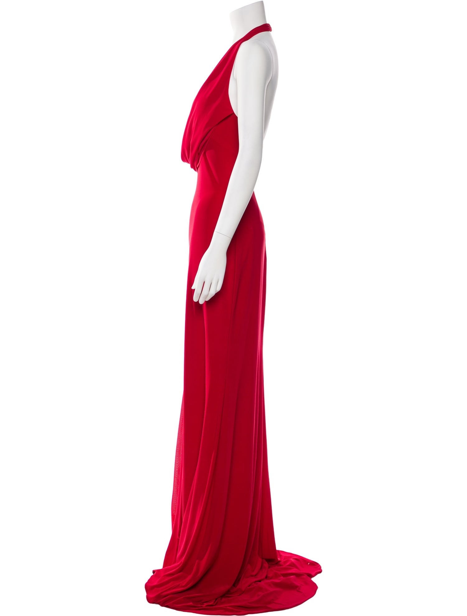 Terani Couture Cowl Neck Long Dress w/ Tags