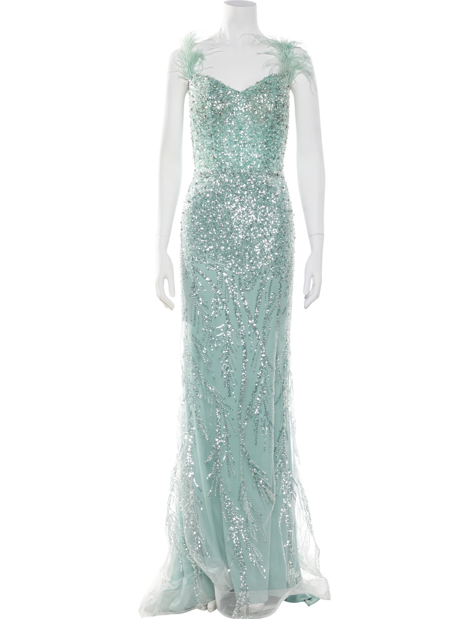 Terani Couture Sequin Long Dress