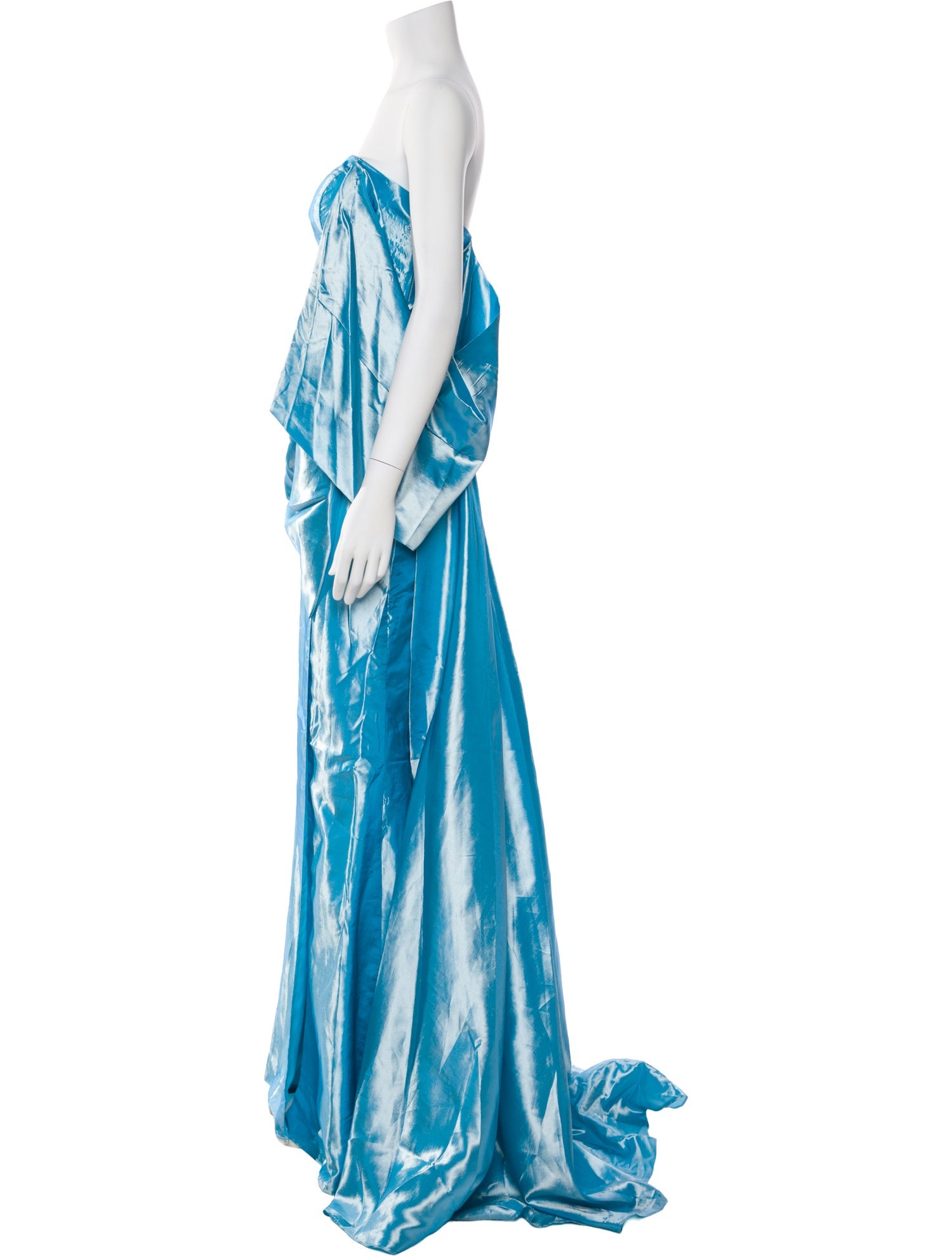 Terani Couture Printed Long Dress w/ Tags