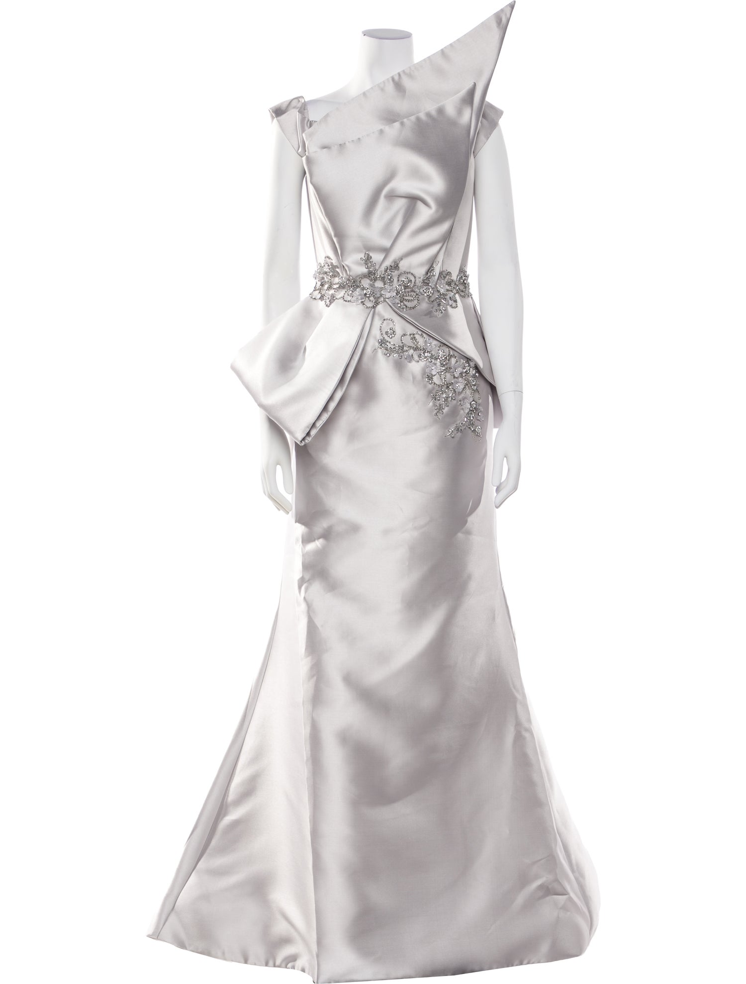 Terani Couture One-Shoulder Long Dress