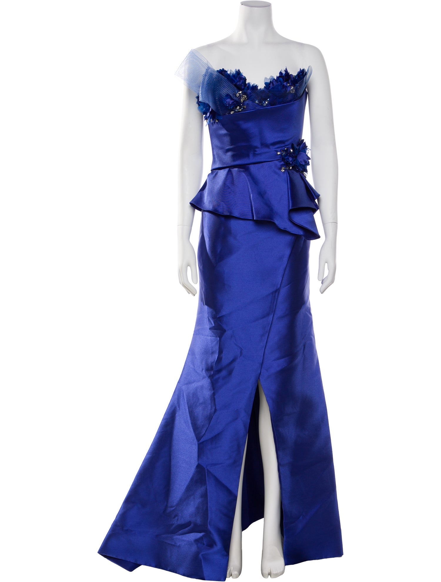 Terani Couture Strapless Long Dress