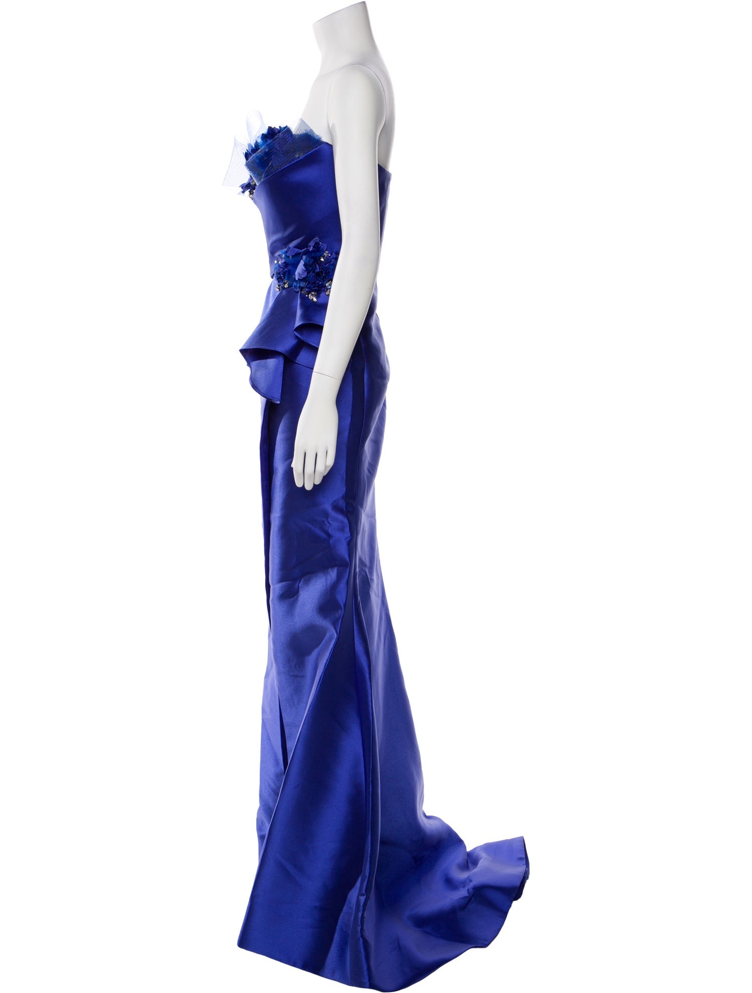 Terani Couture Strapless Long Dress