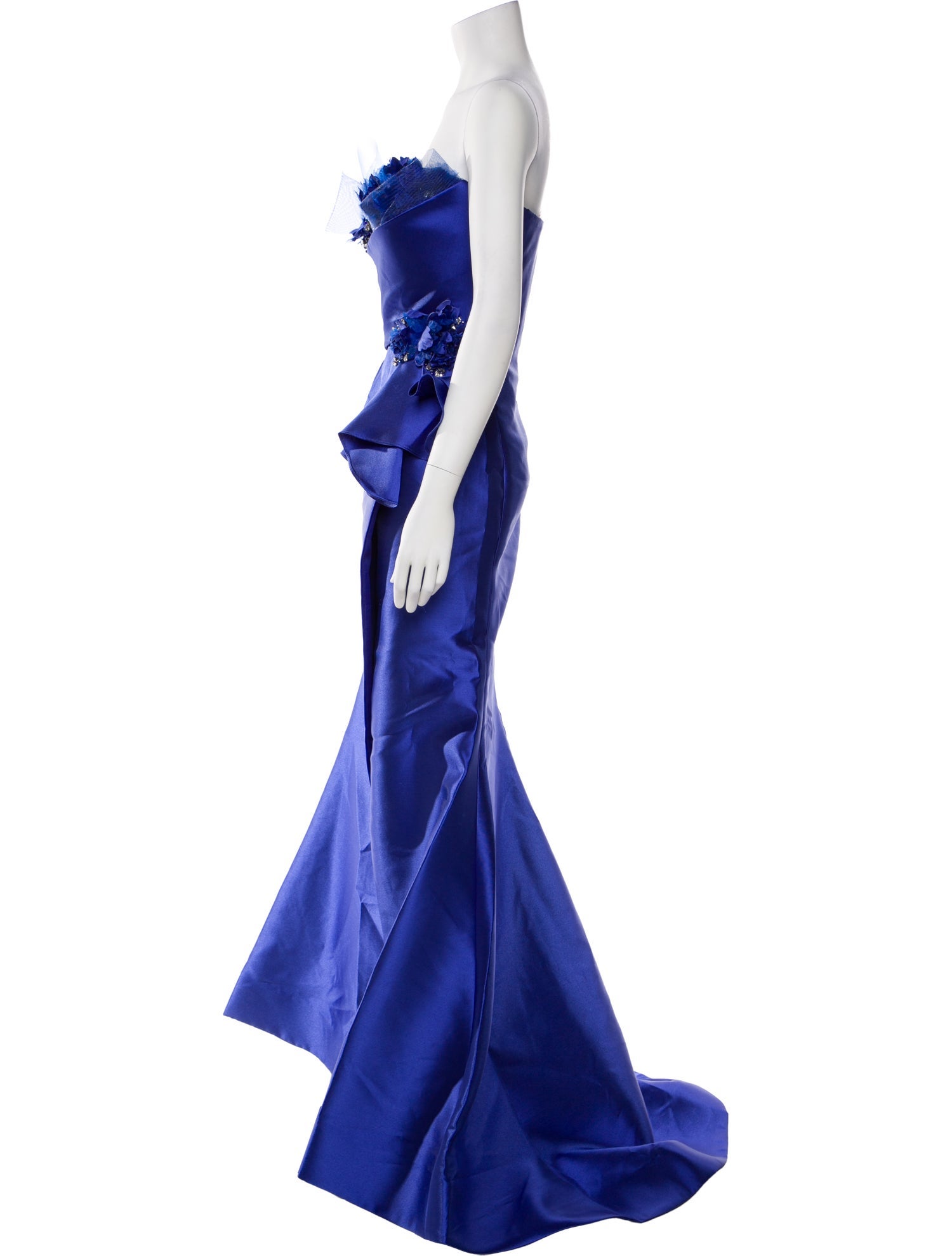 Terani Couture One-Shoulder Long Dress