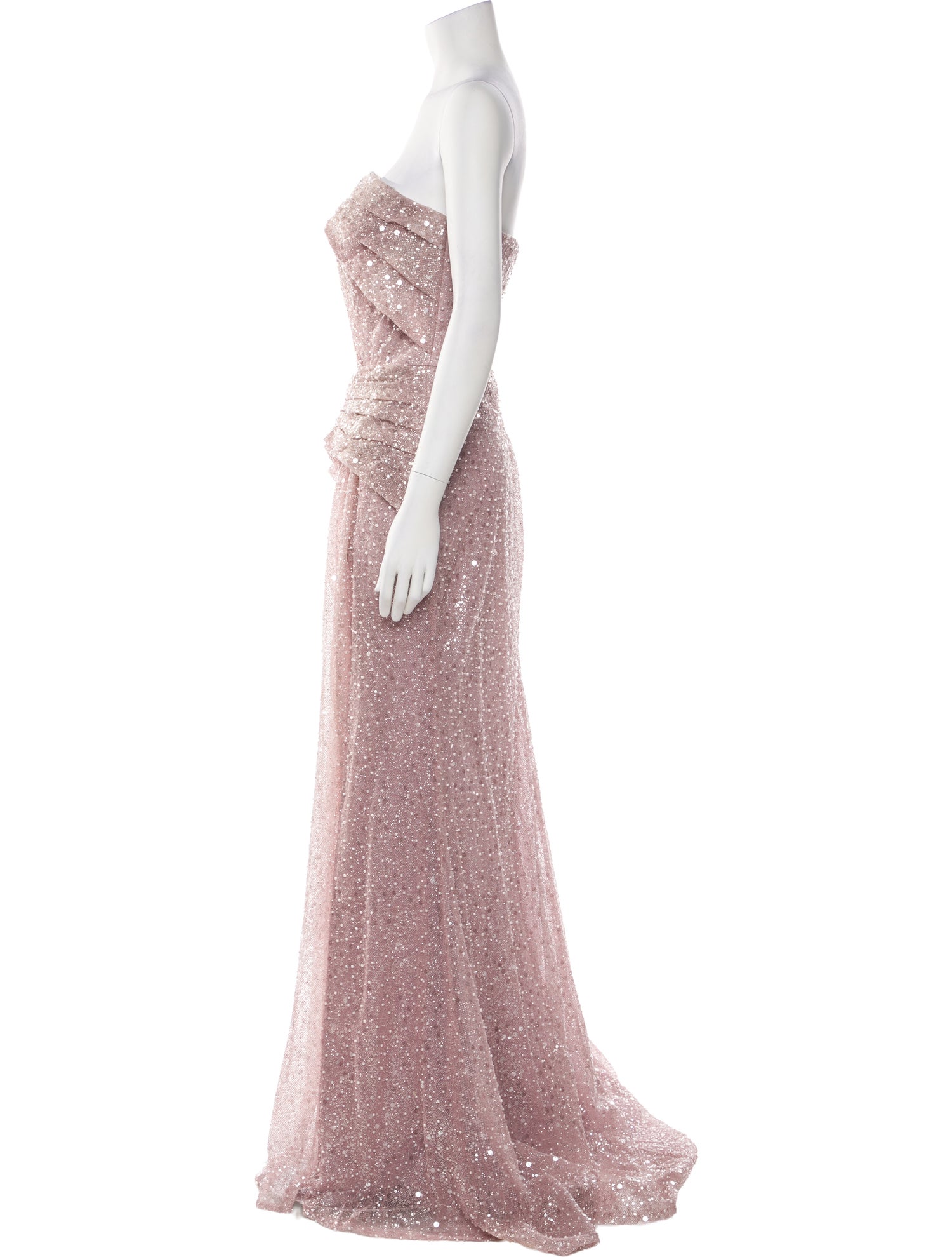 Terani Couture Strapless Long Dress