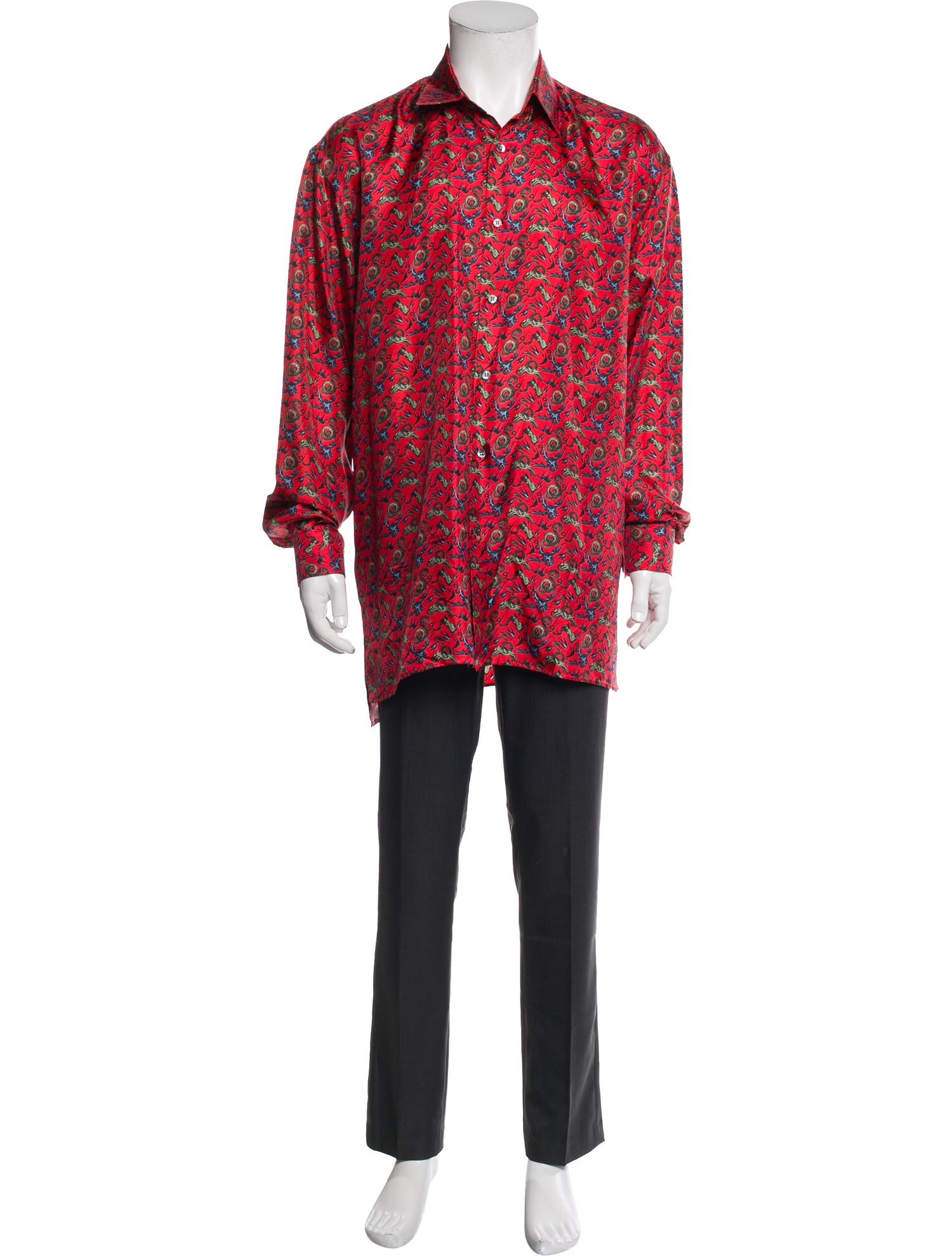 Triple RRR Printed Long Sleeve Shirt