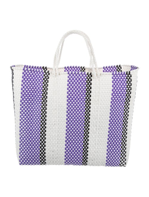 Truss Woven Tote Bag White