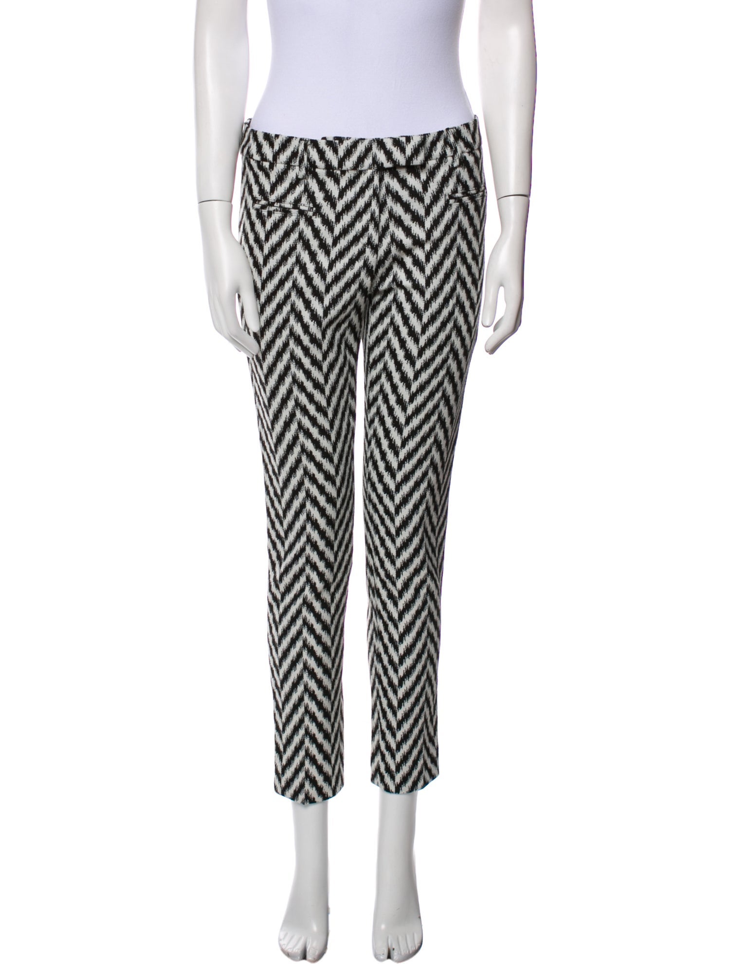 True Royal Striped Skinny Leg Pants