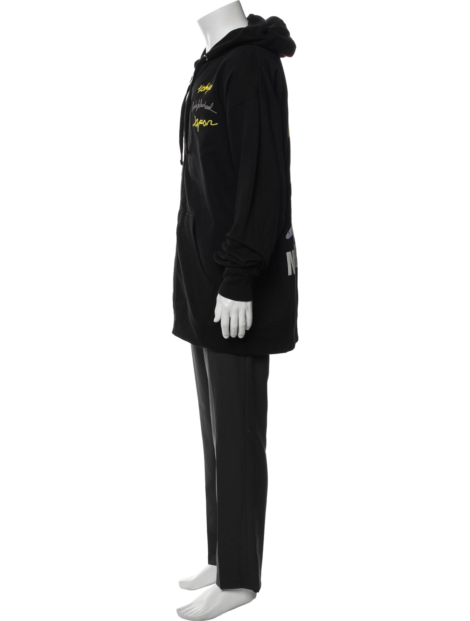 Travis Scott x Neighborhood Graphic Print Crew Neck Hoodie