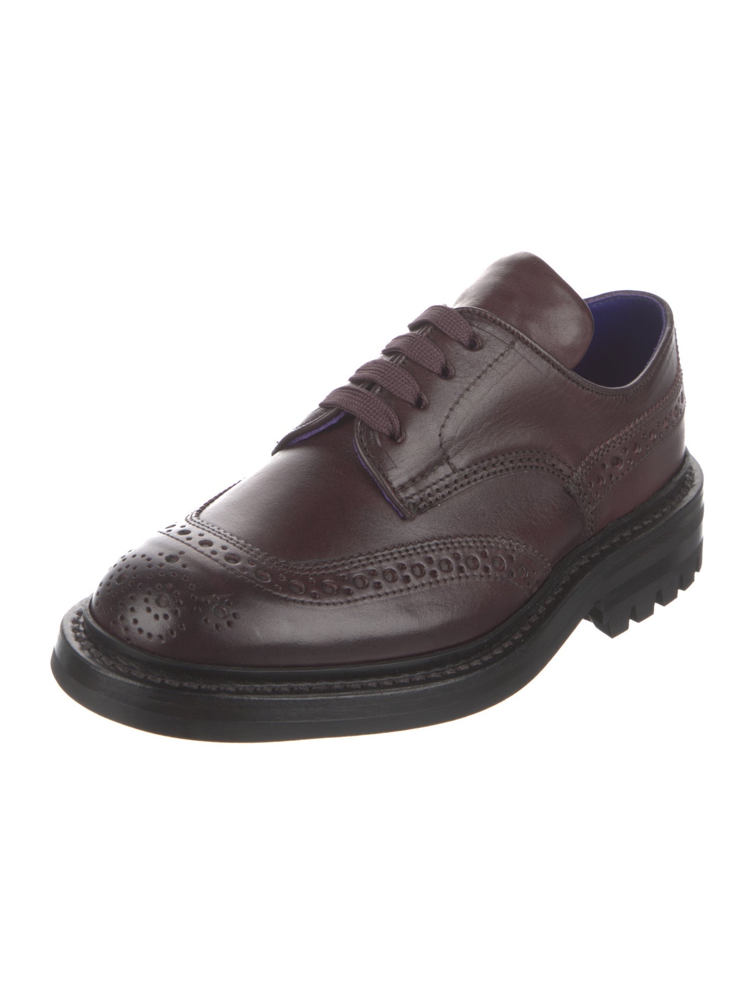 Tricker's x Burberry Leather Derby Shoes
