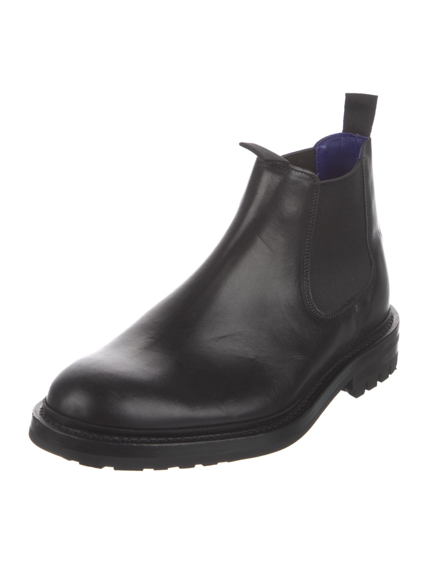Tricker's x Burberry Leather Chelsea Boots