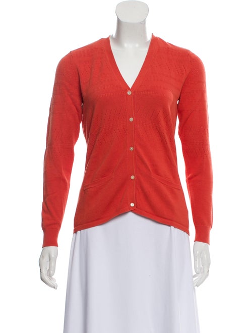 TSE Lightweight Embroidered Cardigan