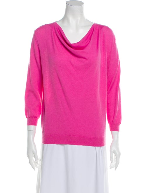 TSE Cashmere Cowl Neck Sweater Pink