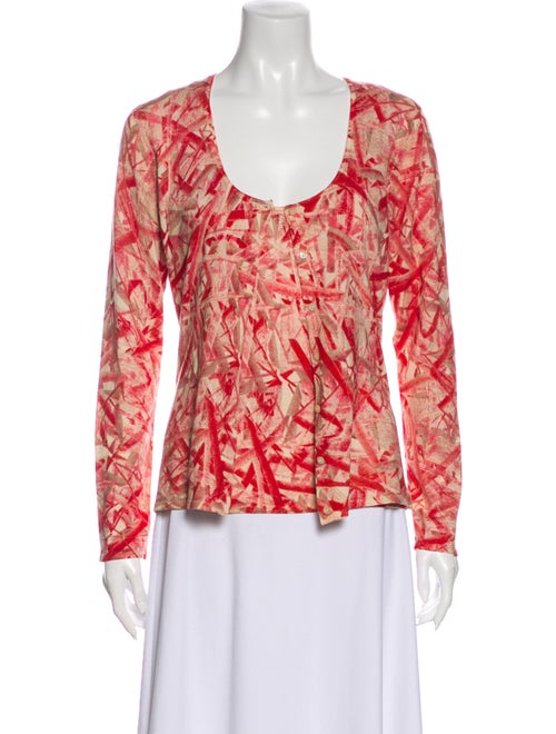 TSE Silk Printed Sweater