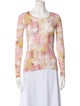 TSE Cashmere Tie-Dye Print Sweater
