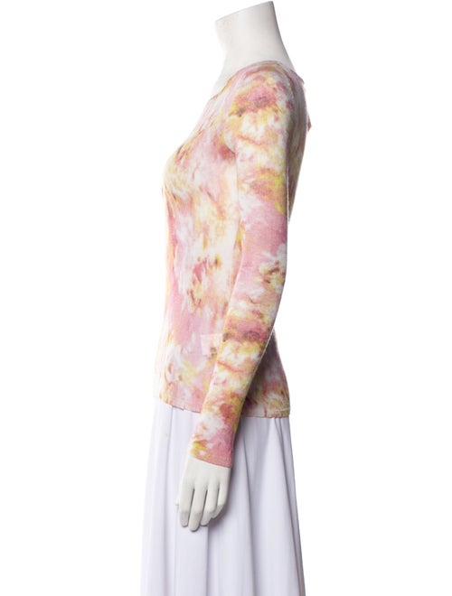 TSE Cashmere Tie-Dye Print Sweater