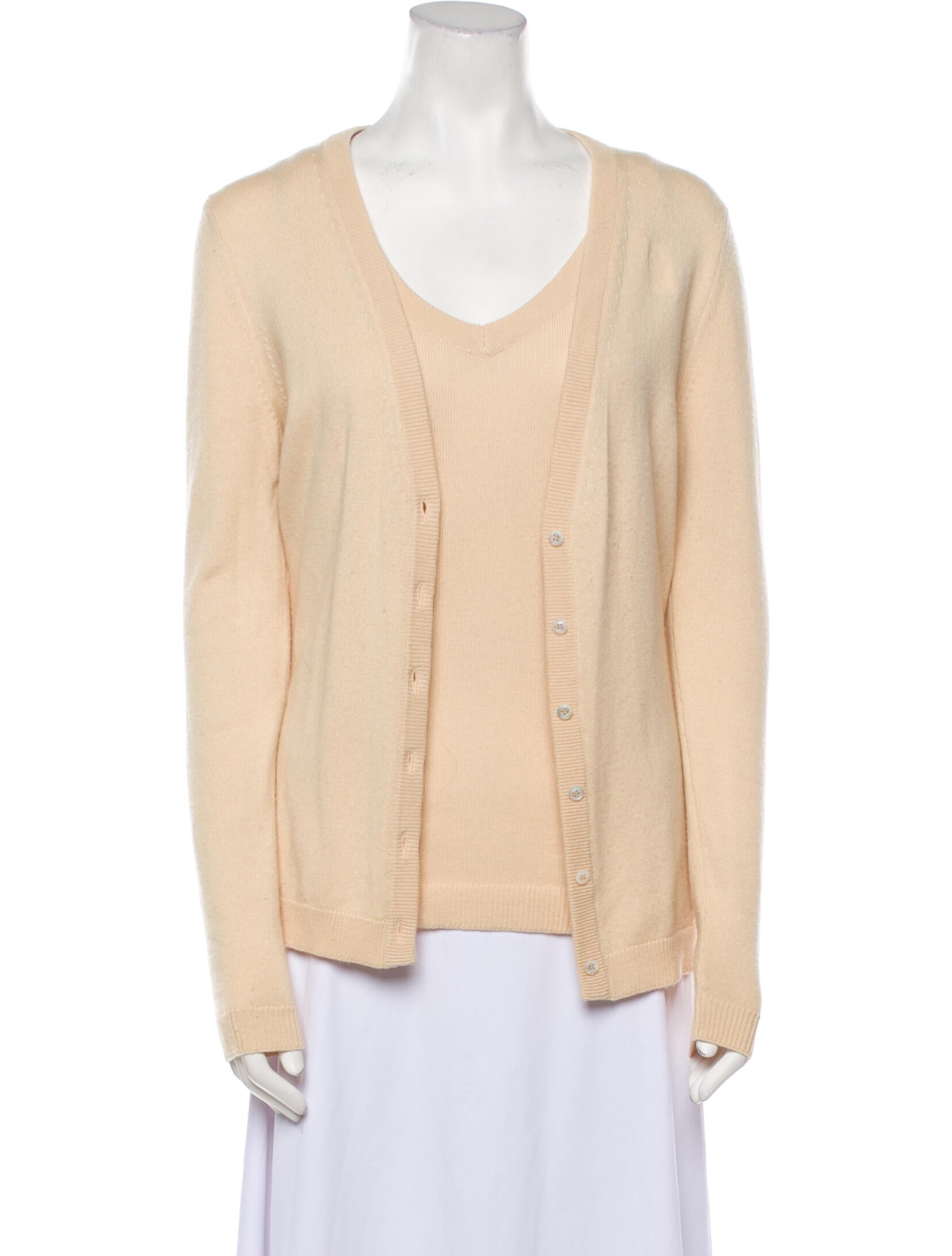 Badgley Mischka Cashmere Scoop Neck Sweater