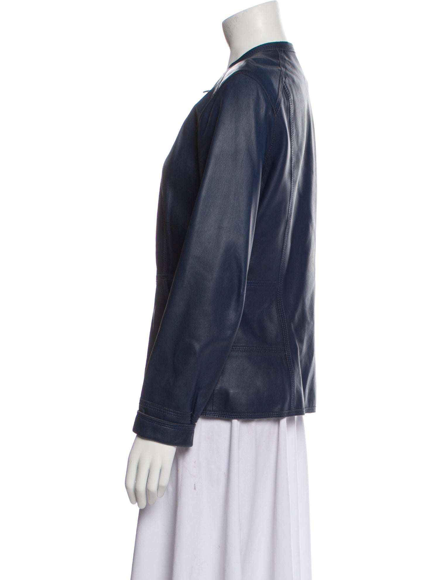 TSE Leather Biker Jacket