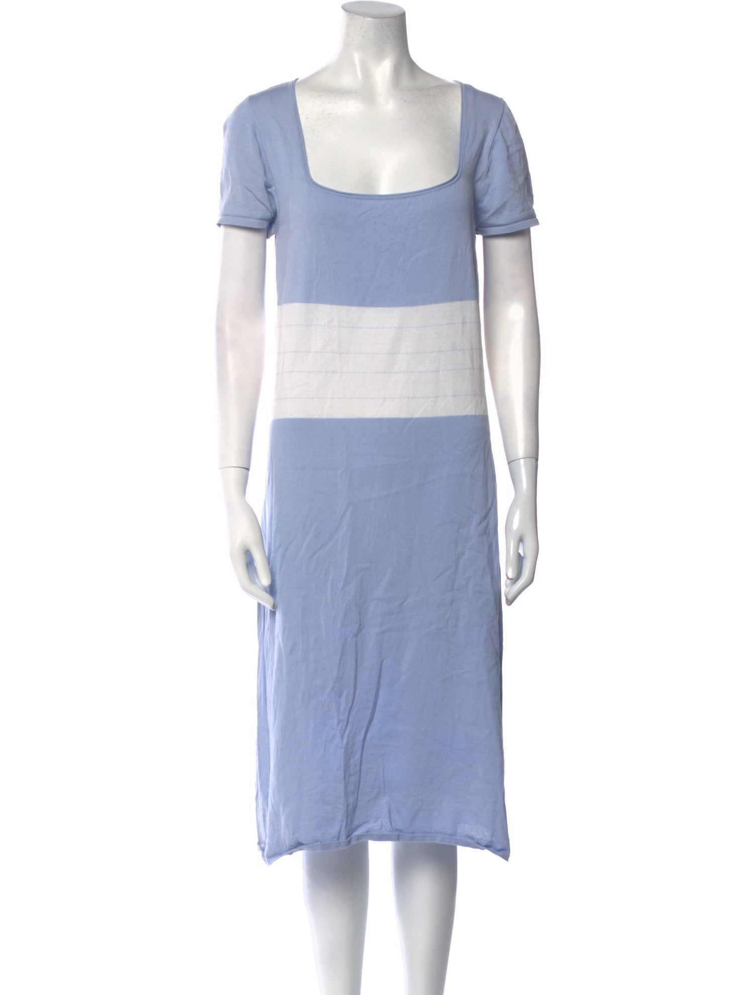 TSE Colorblock Pattern Knee-Length Dress