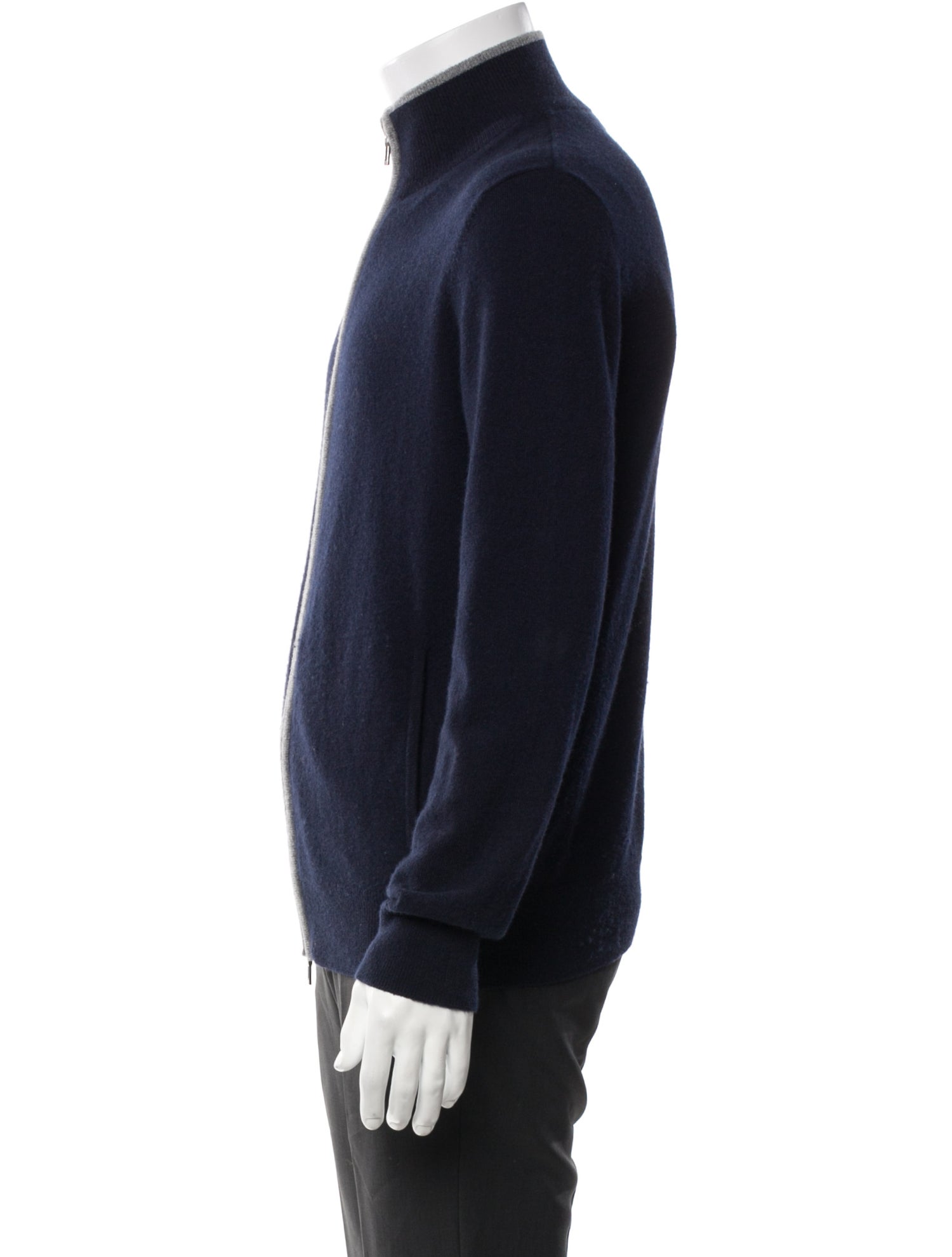 TSE Cashmere Mock Neck Cardigan