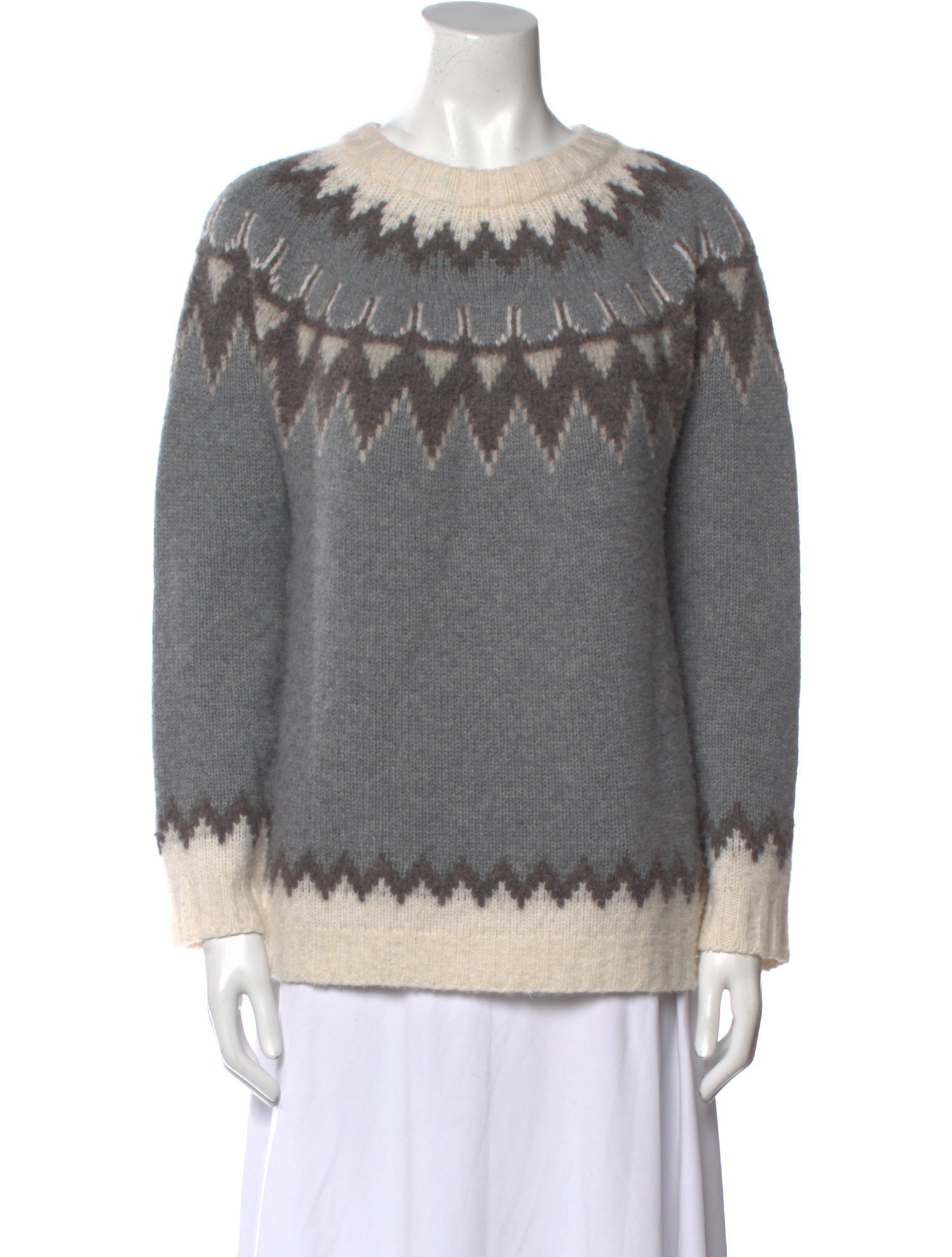 TSE Cashmere Printed Sweater