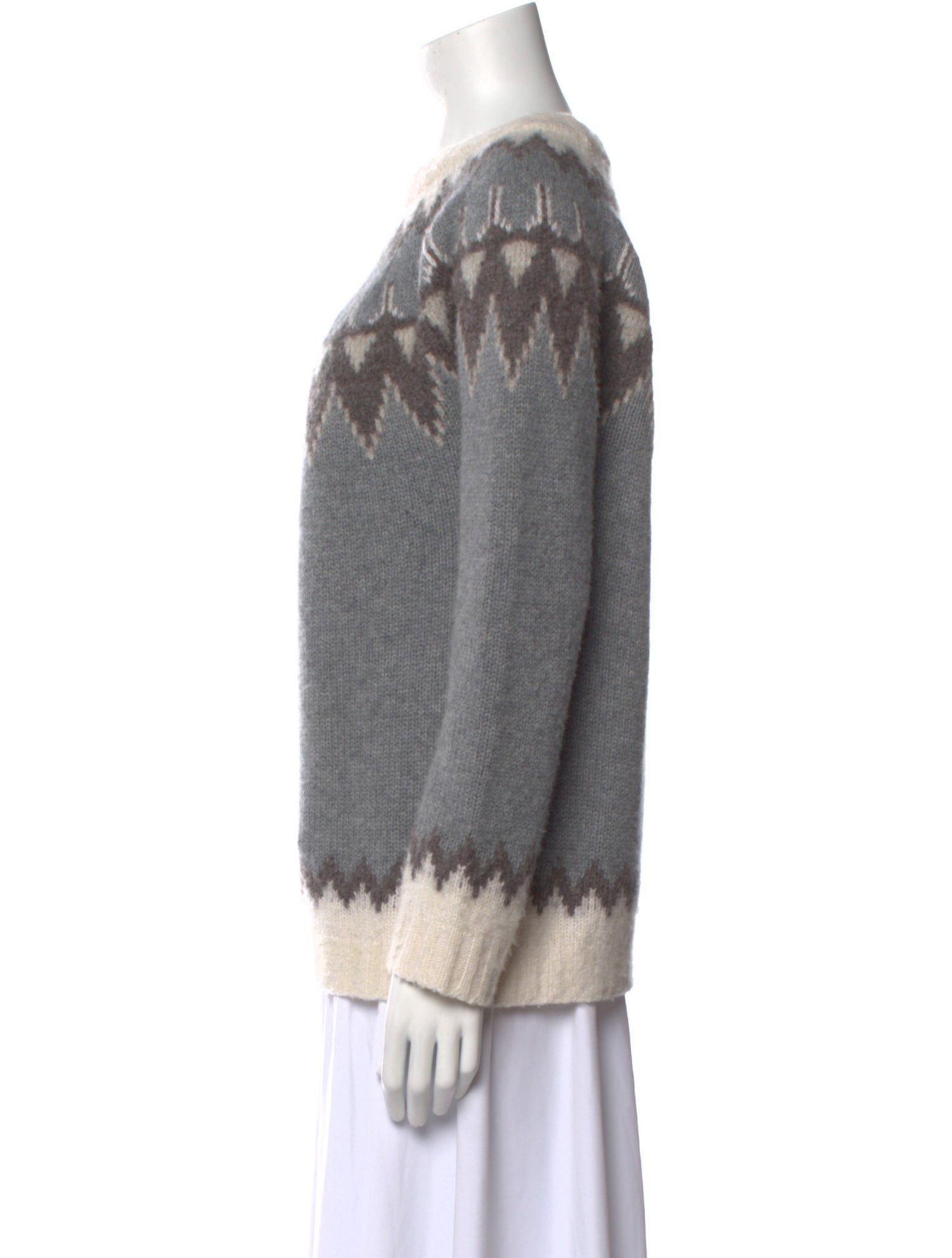 TSE Cashmere Printed Sweater