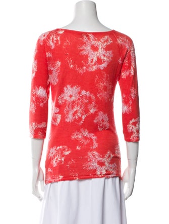 TSE Cashmere Printed Sweater