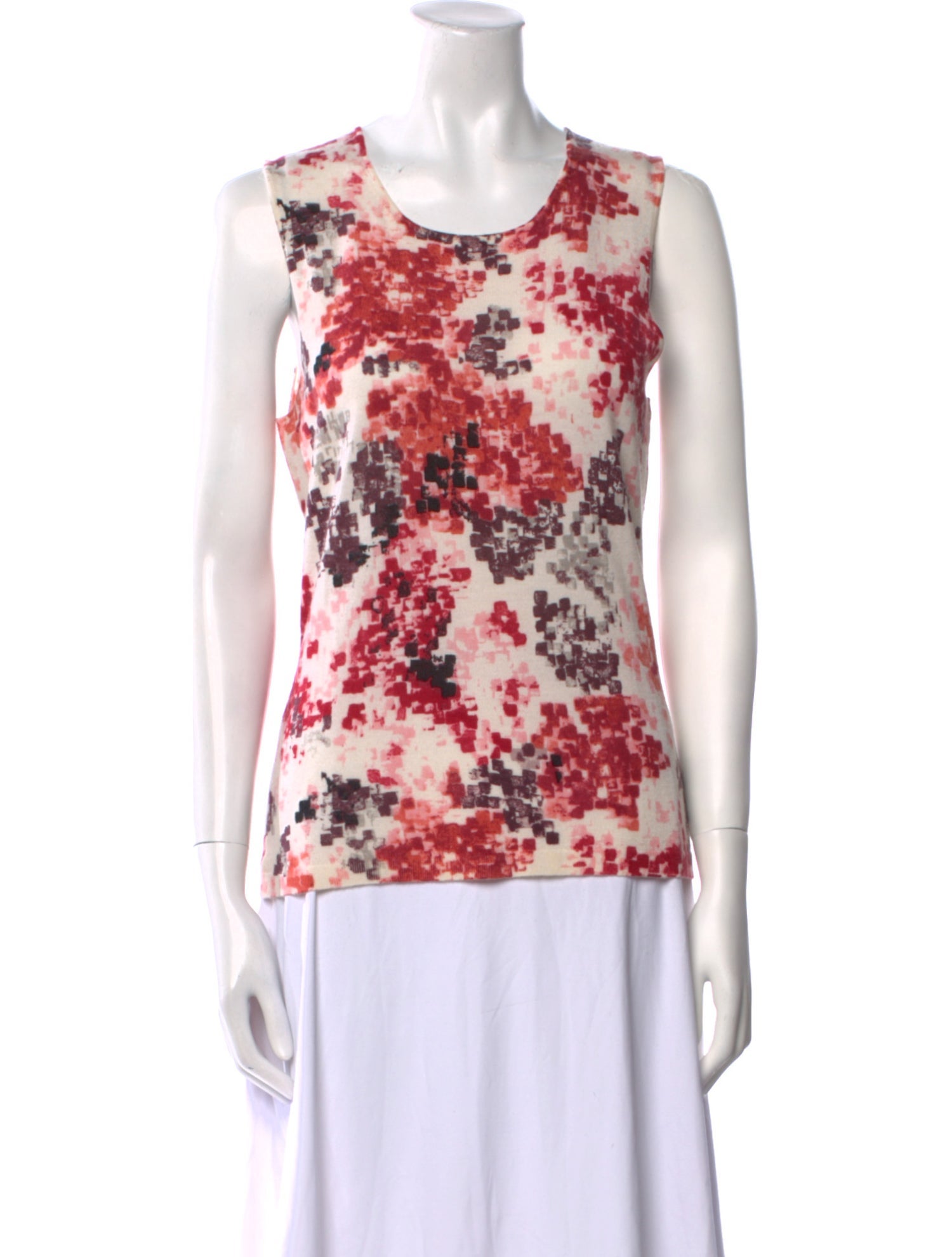 TSE Cashmere Printed Sweater