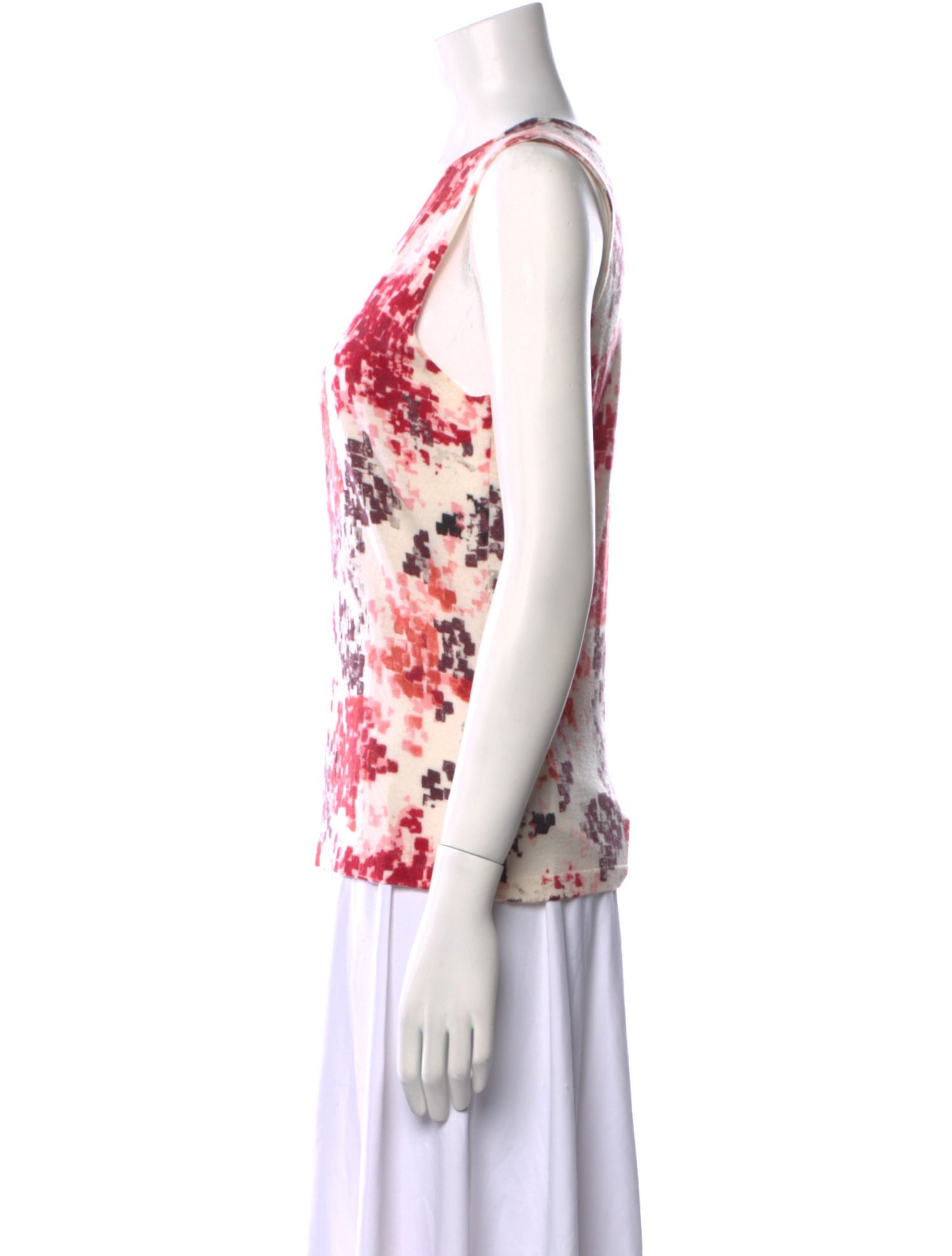 TSE Cashmere Printed Sweater