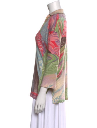 TSE Cashmere Printed Sweater