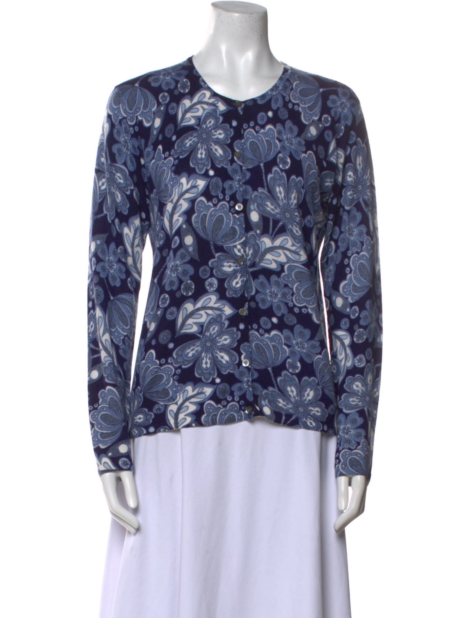 TSE Cashmere Printed Sweater