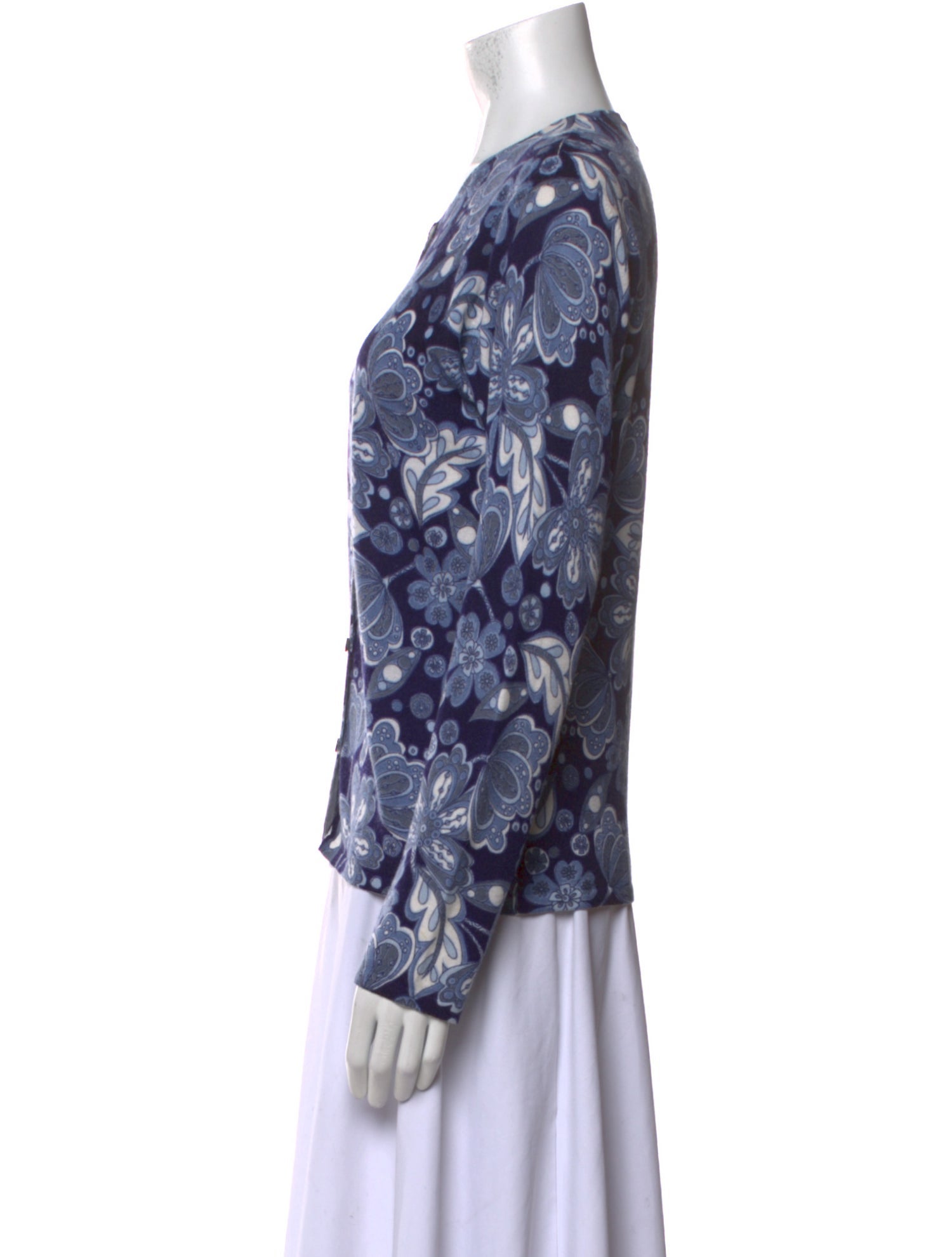 TSE Cashmere Printed Sweater